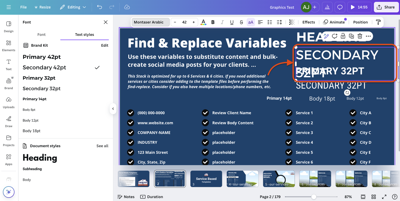 New Fonts On Your Slides