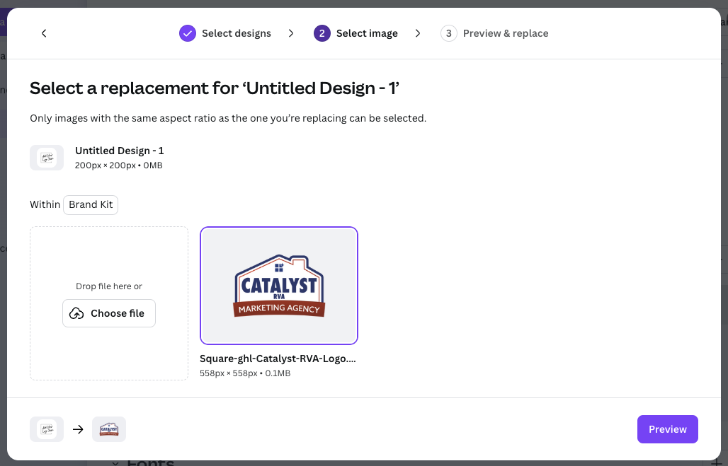 Replacement Logo File